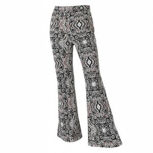 Abercrombie & Fitch Boho Medallion Print
Wide Leg Pants Size Medium